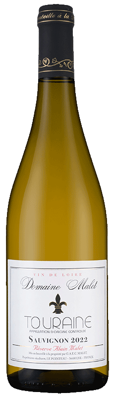 Domaine Alain Malet Reserve Touraine Sauvigon Blanc 2022